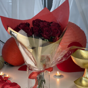 20 Roses Rouges Bouquet du Coeur